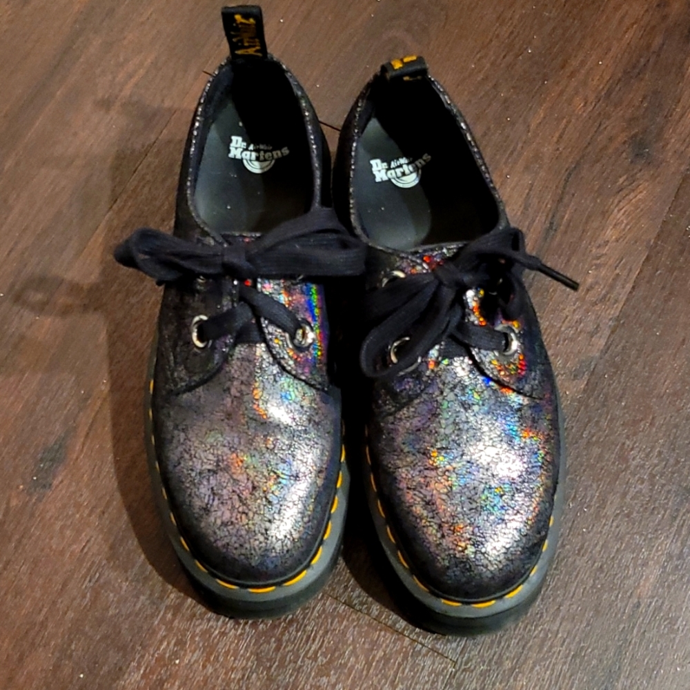 Molly Oxford Platform Dr. Marten - Holographic Iridescent